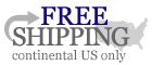 Free Shipping on Orders of $80.00 or more.